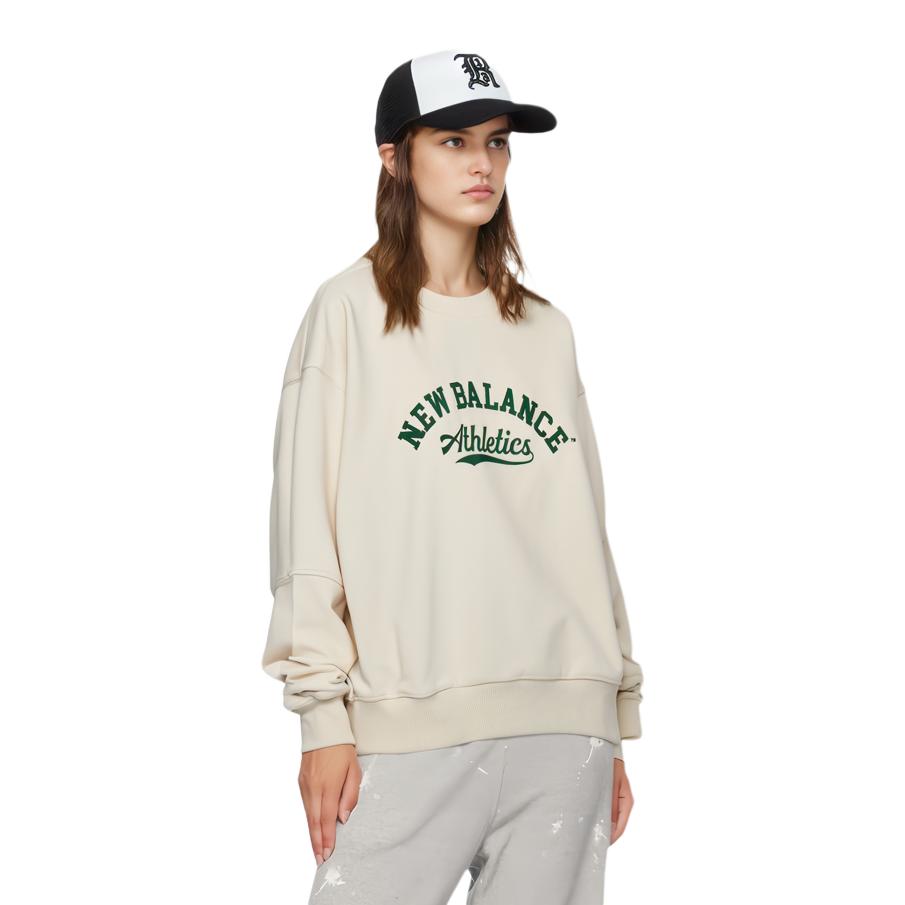 New Balance Sweatshirt Women's Khaki NCE43112-LBE