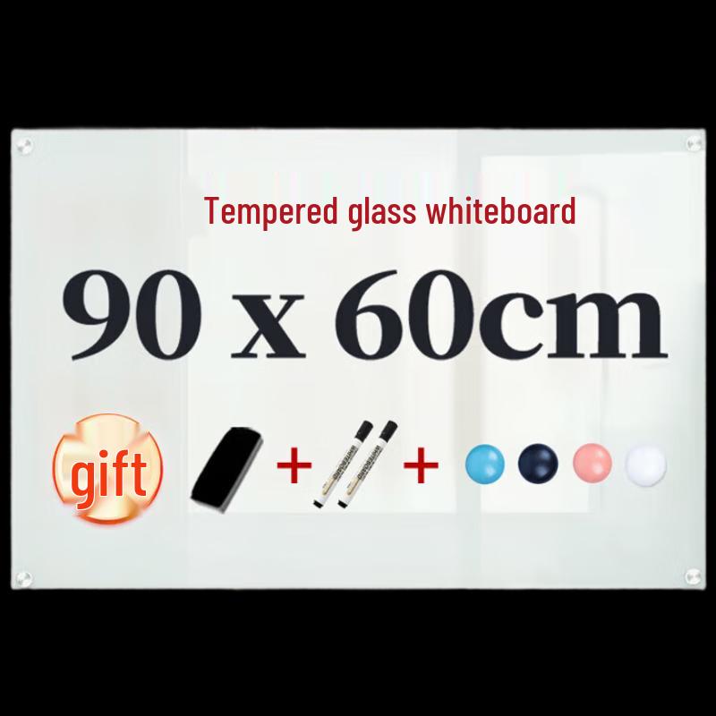 Deli 8735B Magnetic Glass Whiteboard