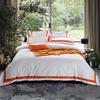 WTEMPO Europe Style Jacquard Bedding Set 4pcs Lace Bedclothes Bed Set Satin Duvet Cover Sheet Set