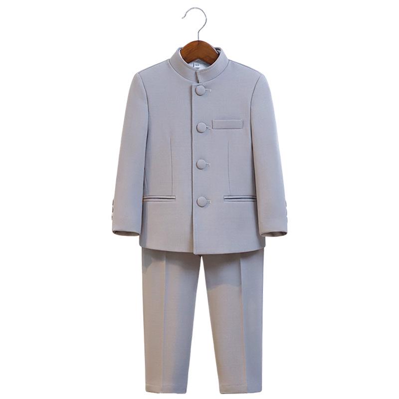 Costume Zhongshan style chinois pour garçons: Tenues de remise de diplôme, d'événements formels et de performance