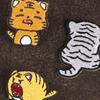 Tiger Head Embroidery Patch - Self-Adhesive Clothing Accessory