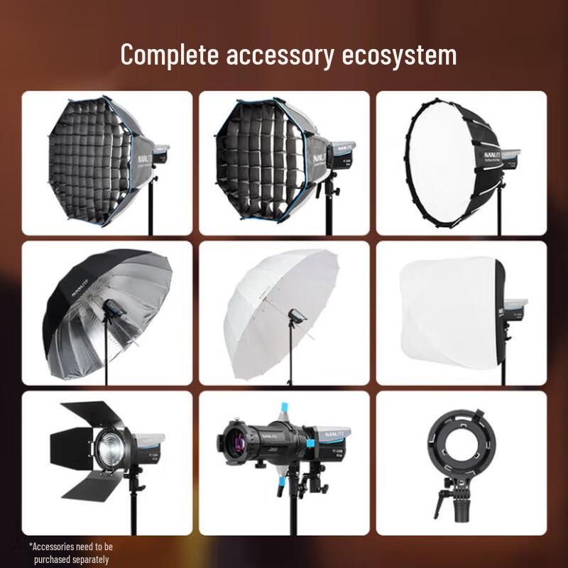 NANLITE FC-60B/120B Bi-color LED Photography Light