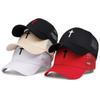Gorras de Béisbol de Malla con Bordado Cruzado Unisex Gorra Hip Hop Primavera Verano Exterior Ajustable Sombreros Casuales Sombrero Protector Solar