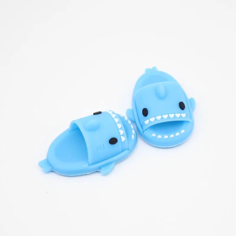 

Аксессуары для кукол Лабубу Обувь Набор для кукольного домика Можно носить Тапочки-акулы Повседневная обувь для игры Для BJD Аксессуары для кукол Лабубу Обувь no doll синий