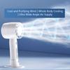 2026 New Portable Handheld Fan High Speed Turbo Fan Rechargeable Personal Fan With Plastic Body For Travel Outdoor Home Office