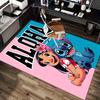 1pc Aloha Lilo & Stitch Cartoon Character Rug Home Office Outdoor Gift Carpet Matz0414260