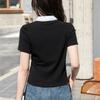 Women's Short 3XLT Shirt Polo Shirt Short Sleeve High Waist Short Slim Cotton Trendy Fashion Sexy Women's Top
