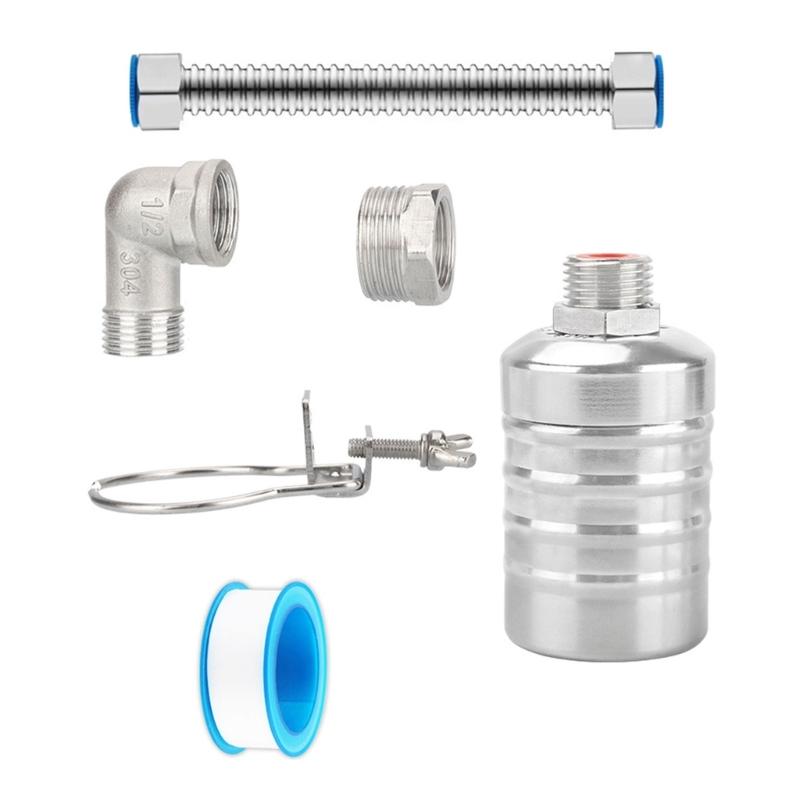 Stainless Steel Float Ball Valves For Water Tanks Automatic Levels Adjustment High Pressures Water Control Float Vales
