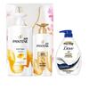 Pantene Lotion Repair Shampoo & Conditioner Set with Shower Gel