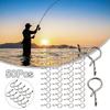 Premium Fly Fishing Snap Quick Change Connect for Flies Hook Lures Set of 50pcs