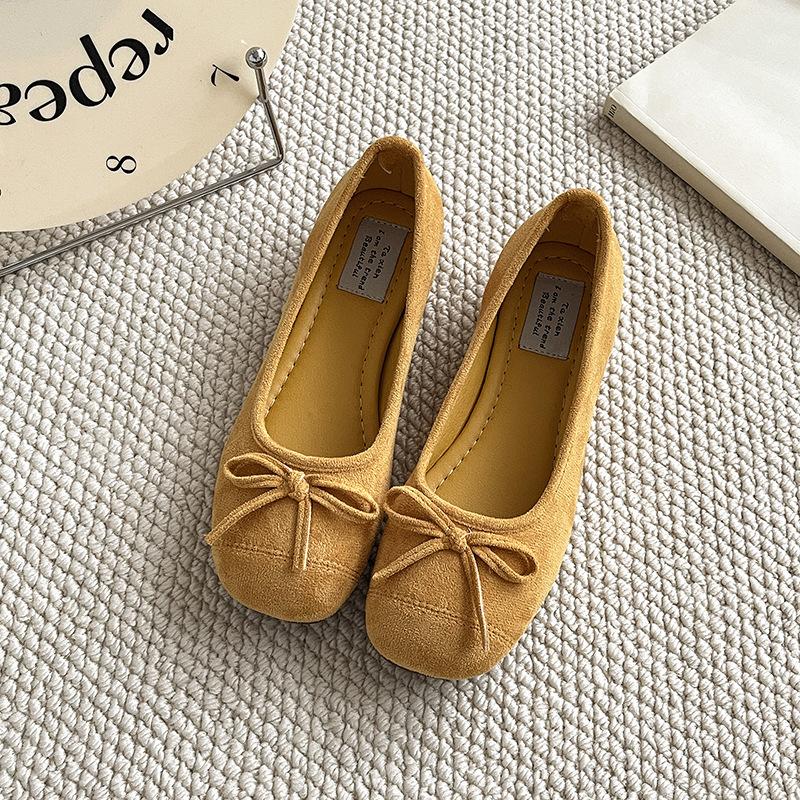 French retro silver soft-soled single shoes women's shoes summer ladyshoes evening bow flats casual light-mouth shoes