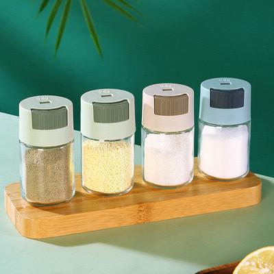 Glass Salt Shaker with Moisture Resistant Seal Easy Refill Transparent Design Food Grade Seasoning Jar
