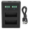 Camera Battery Double Port Charger Charging Dock with LCD Display for DMWBLE9E BLG10