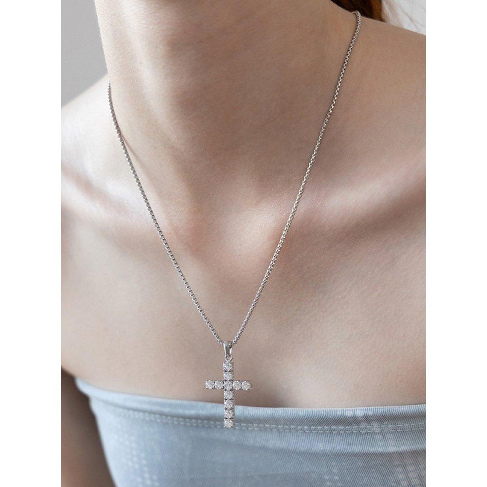 Arcade Cross Pendant Necklace Nz2496