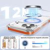 Crystal Shield Striped Magnetic Case for iPhone 17 Pro Max, Fits Apple Magnetic Ring 16/15 and 14/13