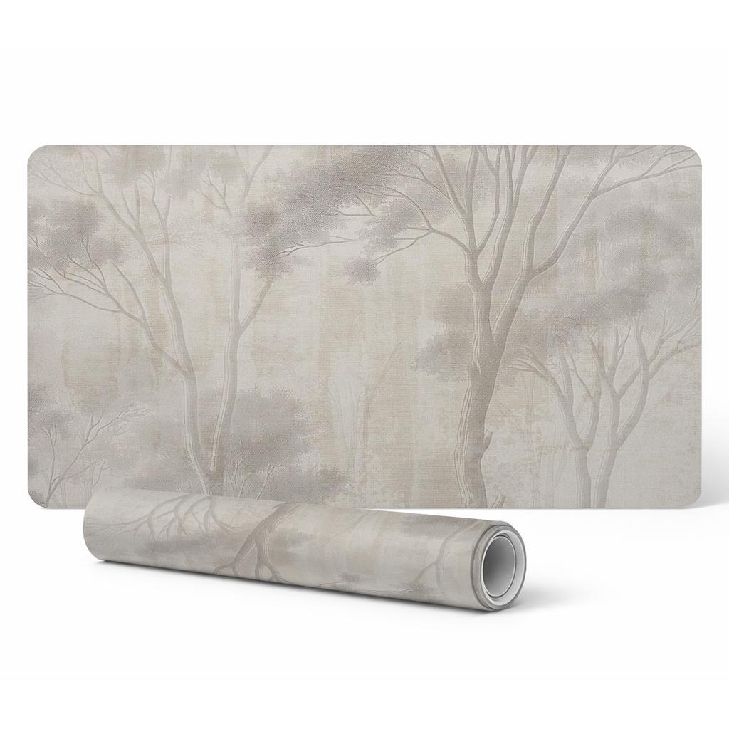Anti-slip Protective Desk Mat with Delicate Forest Pattern 90x45 cm