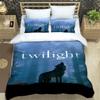 Juegos de Cama Estampados de la Saga Crepúsculo exquisito juego de ropa de cama funda nórdica juego de colcha juego de cama de lujo regalo de cumpleaños