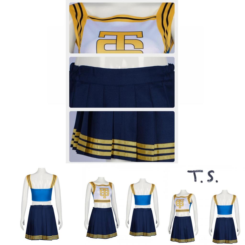 Trendy Sweet Dada Taylor Swift Cheerleader Ensemble For Jazz Dance Hip-hop Street Dance Costume With Modern Dance Attire