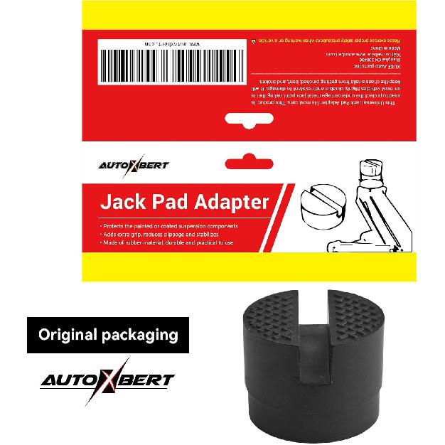 Universal Car Jack Pad Rubber Slotted Floor Adapter Frame Protector Repair Tool for Pinch Weld Side Lifting Jack Stand Vehicle Maintenance