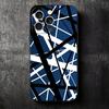 Eddie Van Halen Graphic Guitar Soft Phone Case for iPhone 16 16E 17 Air 15 Pro Max 14 Plus 13 Mini 11 12 7 Black Cover Back Shel