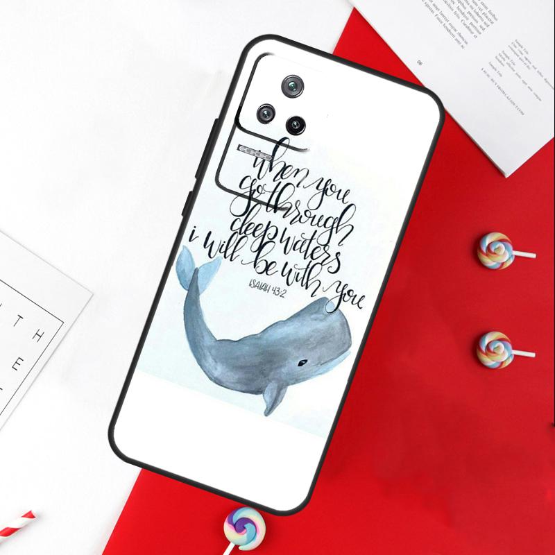 Bible Quotes Jesus God Cover For Xiaomi 14 Ultra 15 13 11T 12T 13T 14T Pro POCO X7 Pro X3 X5 X6 M6 F5 F6 Pro Case