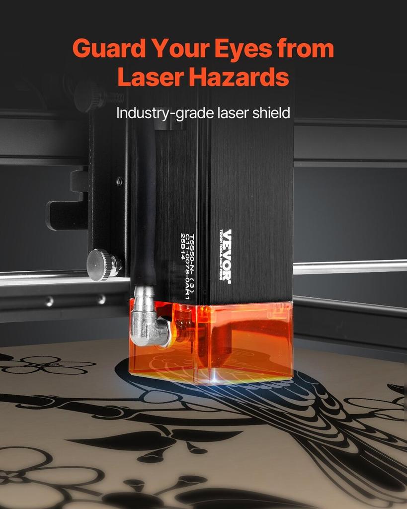 Laser Engraver Laser Engraving Machine 5W Compressed Spot Eye Protection