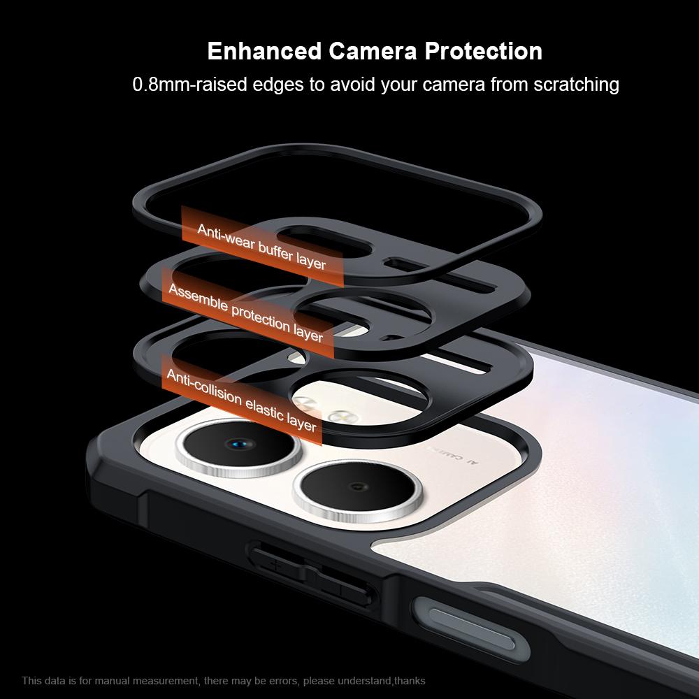 XUNDD Για Oppo A5x 5G/4G Θήκη Αντικραδασμική TPU+Ακρυλικό Διάφανο Πίσω Κάλυμμα Τηλεφώνου