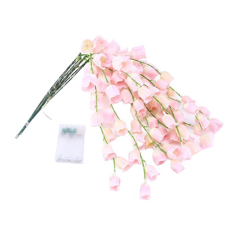 LED lily of the valley light string, small colored lights for Valentine's Day atmosphere