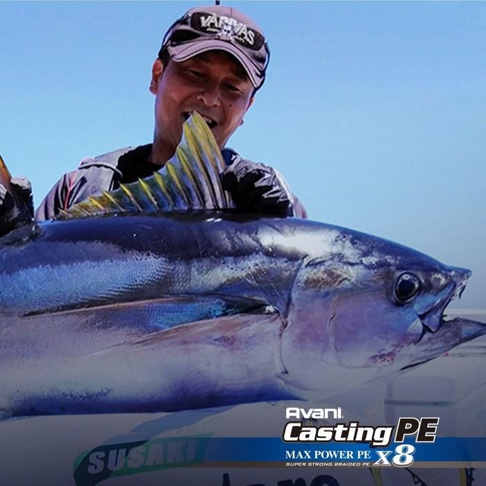 VARIVAS Casting Max Power X8 300m #4 White (Max. 64LB)