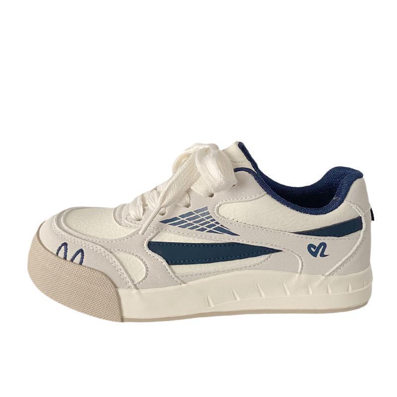 Women's German Training Sneakers: Thick-Soled, Ugly-Cute Chic, 2025 Summer, Versatile White Sports Shoes