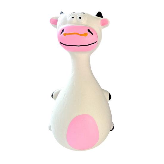 Latex Animal Dog Toy Squeaky Interactive Puppy Chew Toy Dog Teeth Cleaning Toy for Puppy Teething Boredom Relief