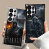S-Stalker Game Cool Plating Phone Case For Samsung Galaxy S24 S25 FE S26 Edge S23 Ultra S22 S21 Plus S20 Anti-Fall Airabag Cover