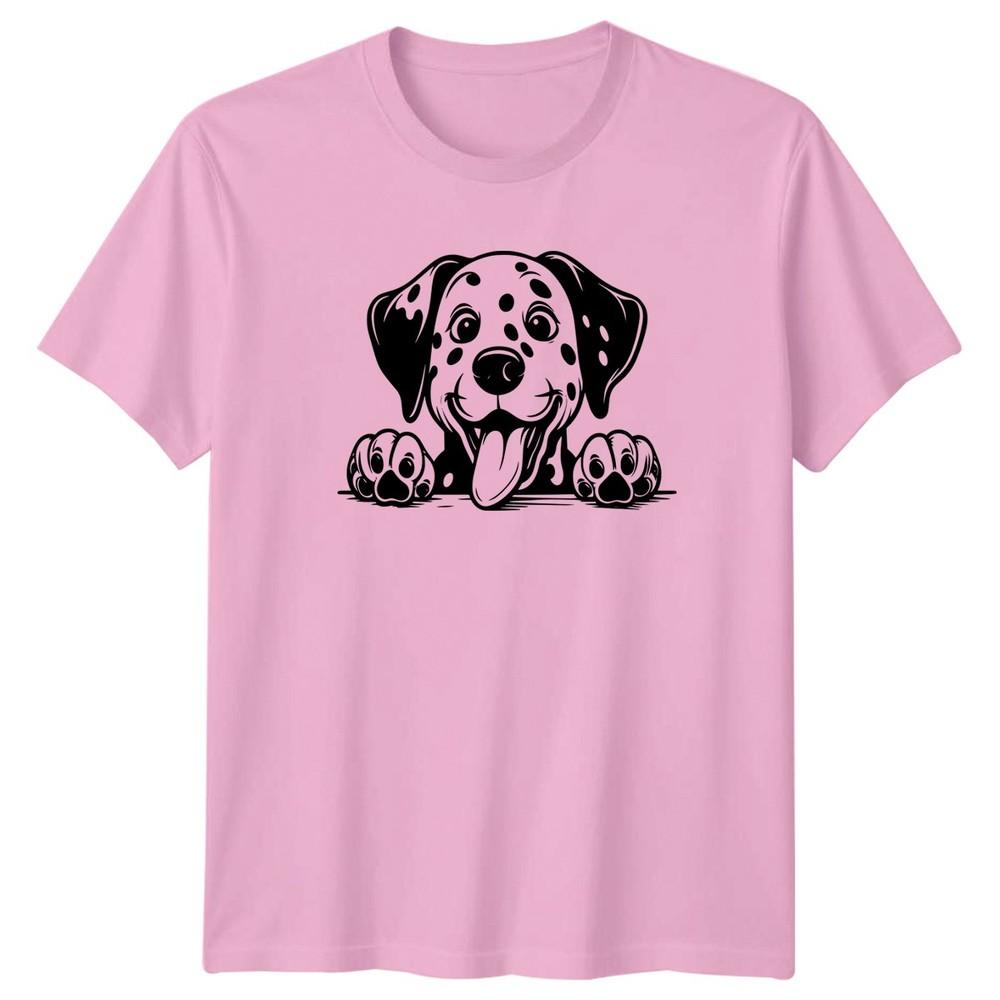 Dalmatian Puppy Dog Cartoon Animals Dogs Unisexs TShirt Unisexs Tee Graphic Top