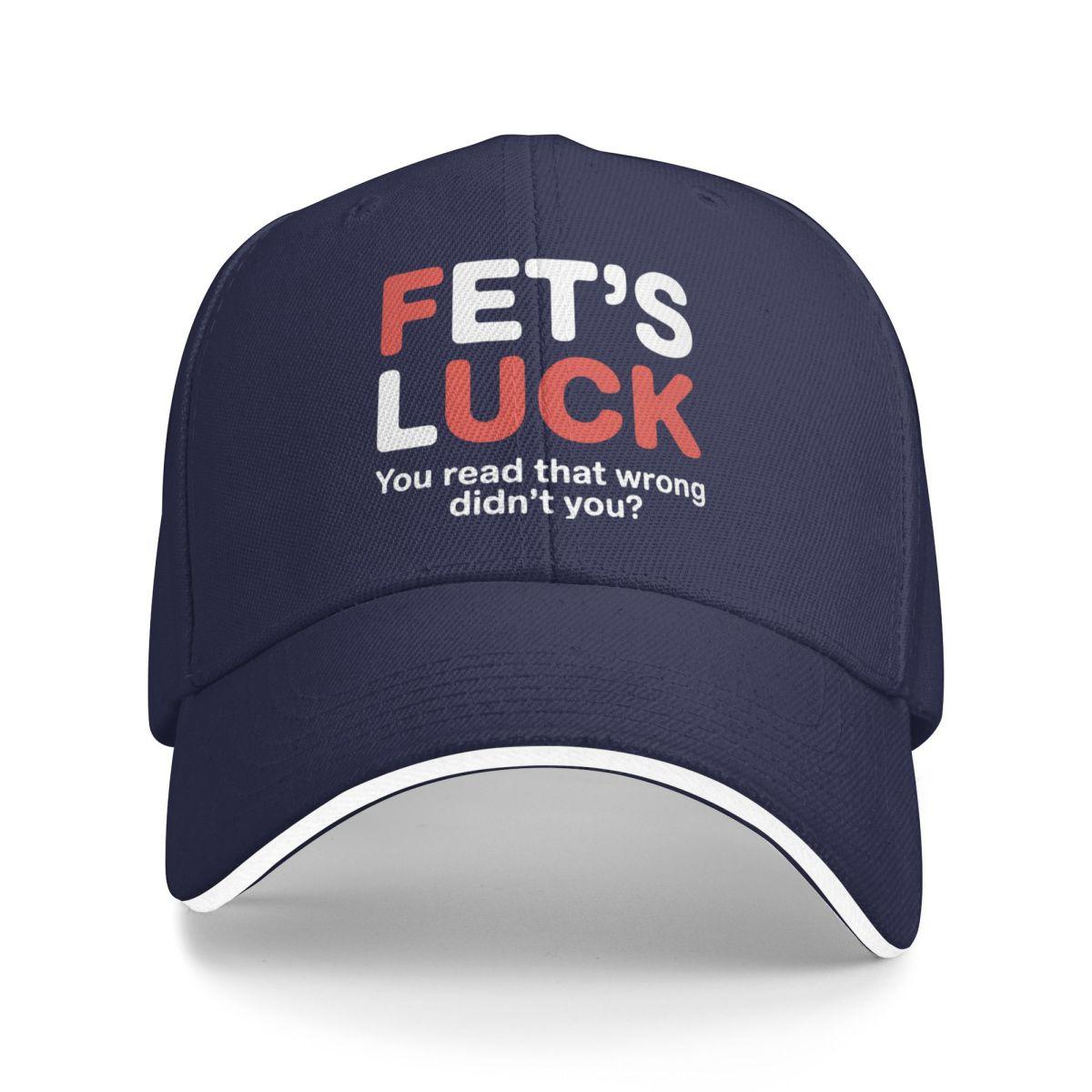 Baseball Caps Fets Luck Trendy Meme Trendy Casquette Female Male Sport Summer Caps One Size