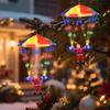 Magic Flying Parachuting Santa LED Lights USB/Battery/Solar Powered Funny Family Christmas Eve Decorations Ornament String Light