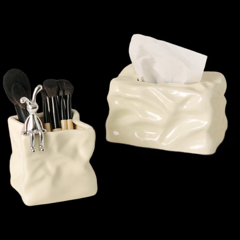 Yisanwei Light Luxury Ceramic Tissue Box