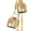 Shabby Chic Bells Decoration Christmas Ornament with 4 Bells Christmas Bells for Party Favors Bedroom Outdoor Holiday Indoor