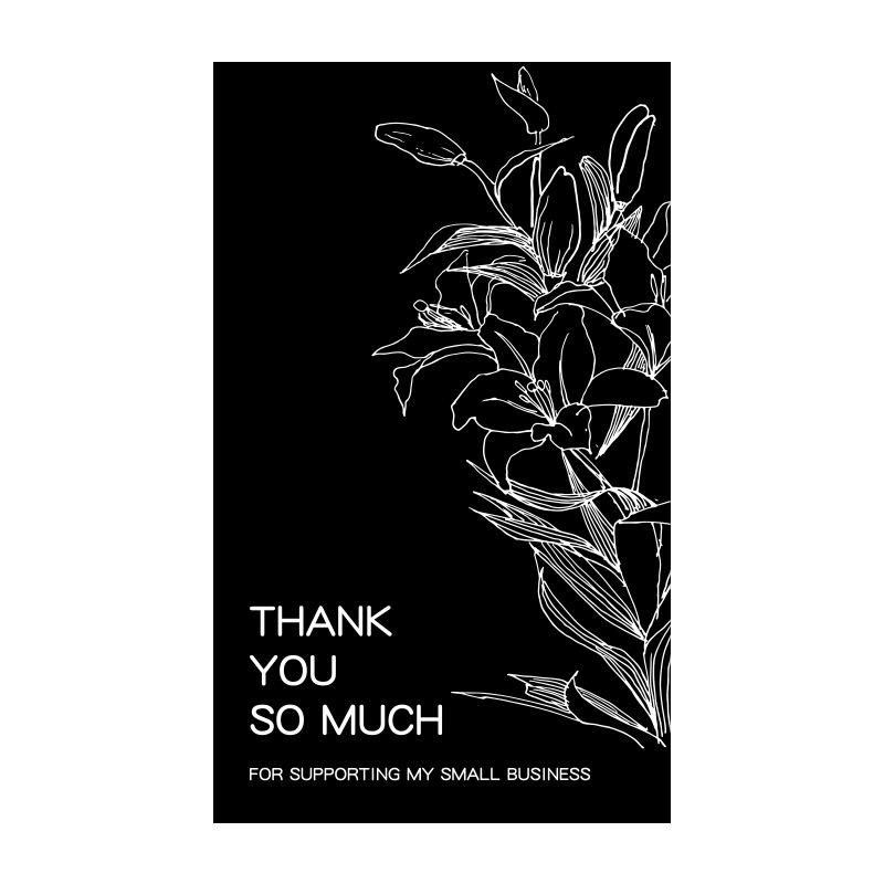 In-Stock Rectangular Thank You Stickers for Airplane Box Sealing, Gift Box Packaging, Decorative Coated Paper, Self-Adhesive.