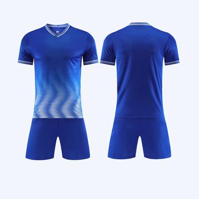 Summer Quick Dry Football Jersey Set Adult Short Sleeve Training Uniform