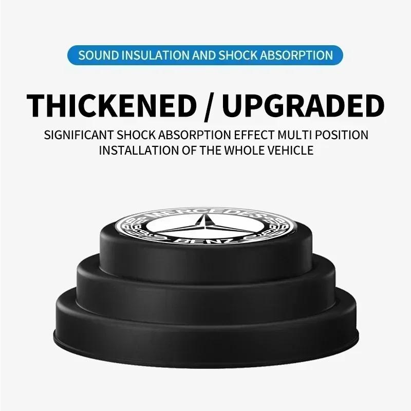 CQU1 Car Door Shockproof Pad Anti-collision Silicone Sticker for Mercedes Benz W203 W204 W205 W206 W212 W213 W222 W223 E300 C200