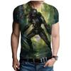 Men'S Casual Sport 3D Print T-Shirt | Vibrant Street Style Design, Breathable Crew Neck Regular Fit,