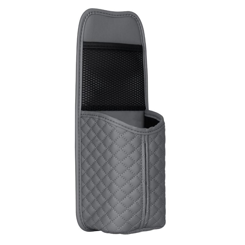 Auto Sitz Seiten Hängender Aufbewahrungs-Organizer Leder Auto Becher Taschentuchbox Glas Handyhalter Fahrersitz Seite Papiertuch Tasche