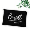 Cross Jesus Faith Christian Cosmetic Bag Girl Lipstick Bags Women Make Up Organizer Pouch Toiletry Case Pencil Bag Easter Gifts