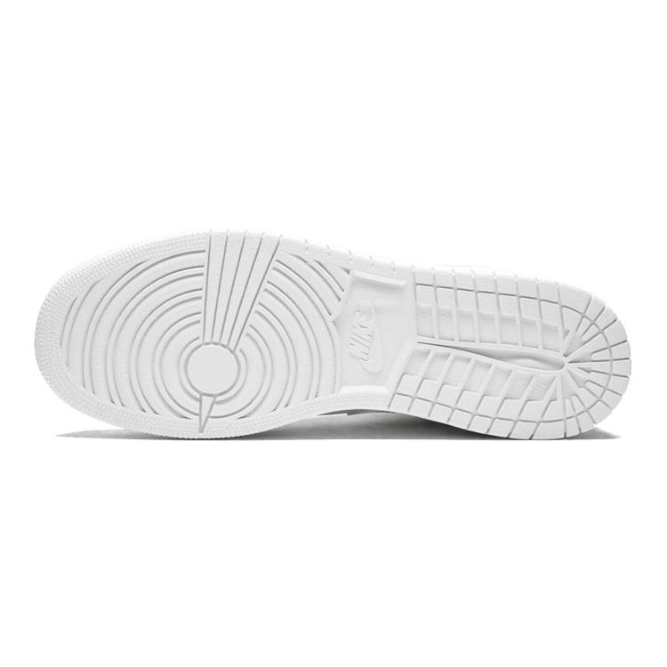New Jordan 1 Retro Mid GS Triple White 554725-104