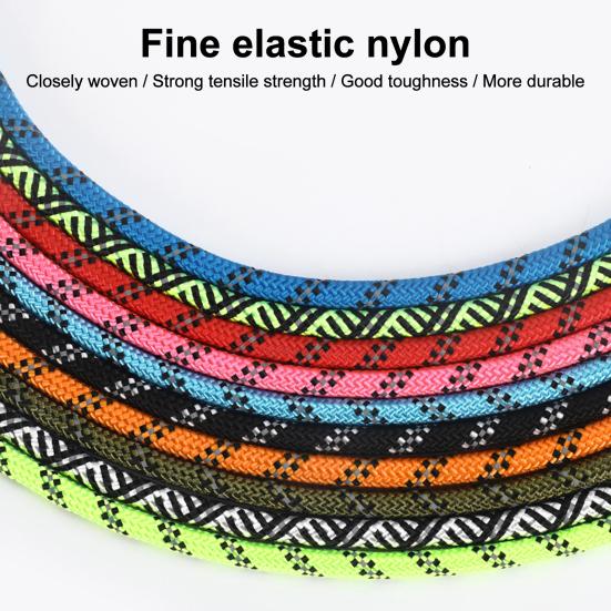 Pet Leash Heavy Duty Rope Leash for Medium And Large Dogs with Elastic Cushioning And Reflective Strips Extra Long Durable