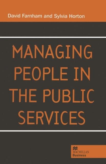 The Managing People In the Public Services Book