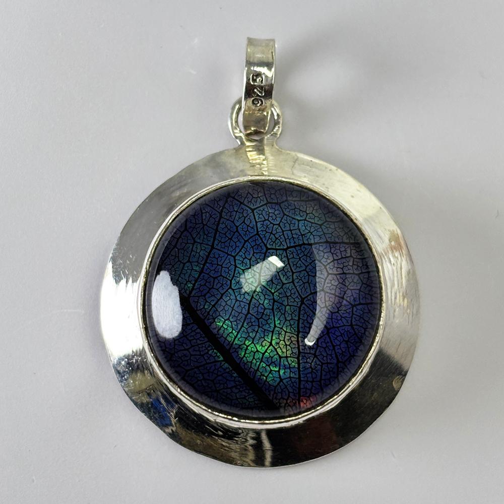 

NATURAL Opal 925 Sterling Silver 28 Ct Oval Gemstone CERTIFIED Pendant Jewelry 31.9 mm approx різнокольоровий