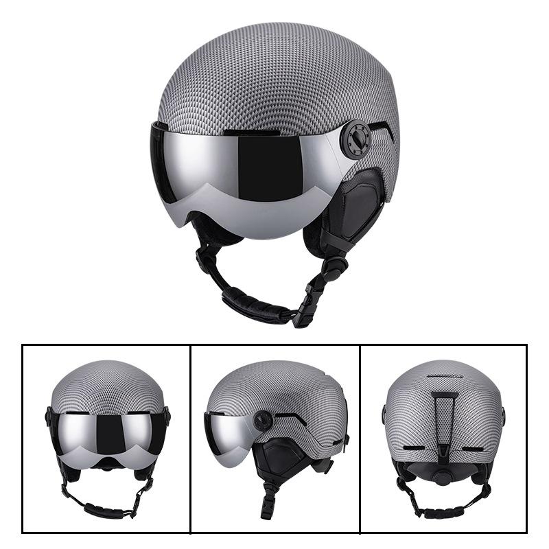 Professional Hot Selling CE CPSC Standard Ski Helmet With Goggles Adults Safety Snow Helmet Head Protection Snowboard Helmet