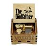 Houten The Godfather Muziekdoos Automatisch Opwindbaar Vierkant Doos Speelgoed Kinderen Verjaardagscadeau Feest Huisdecoratie