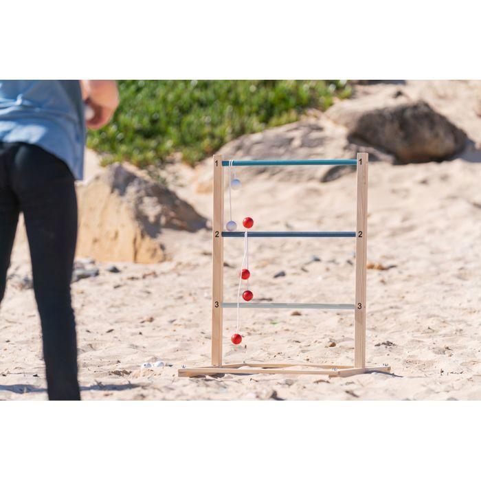 Jeu de golf sur échelle en bois fsc - jeu de lancer plein air - jeu extérieur pour enfant